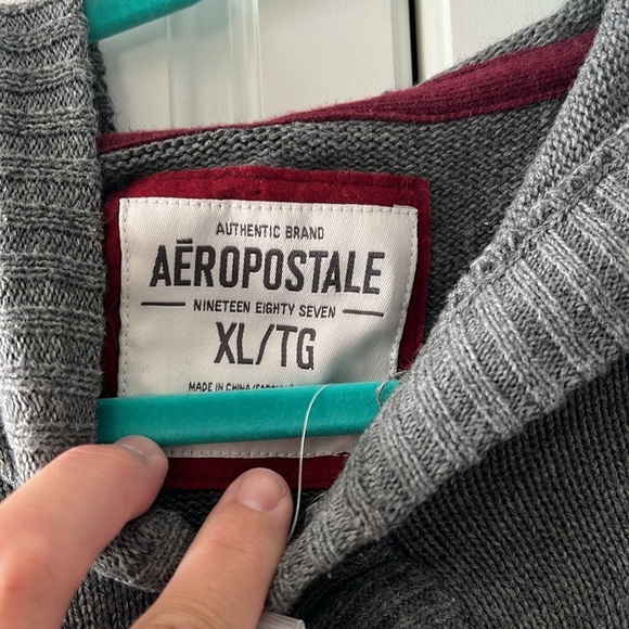 Aeropostale hooded long cardigan NWT - Picture 3 of 5